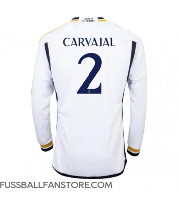 Real Madrid Daniel Carvajal #2 Replik Heimtrikot 2023-24 Langarm